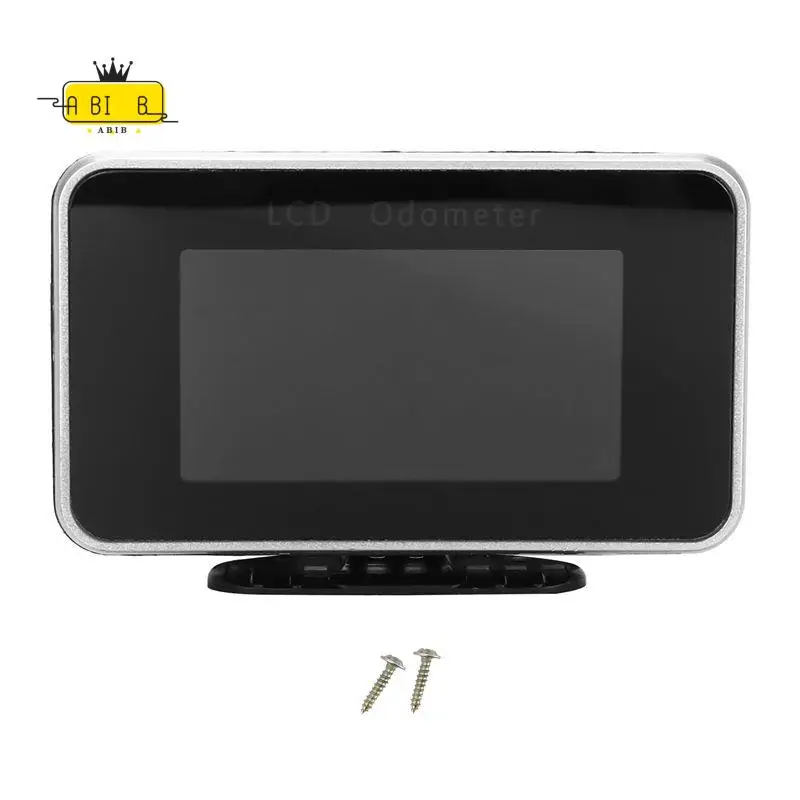 ABIB -Car Truck 12V/24V 2 IN 1 Functions Digital Speedometer Speed Meter+Odometer Gauge LCD Instrument Panel+Alarm LCD Gauge