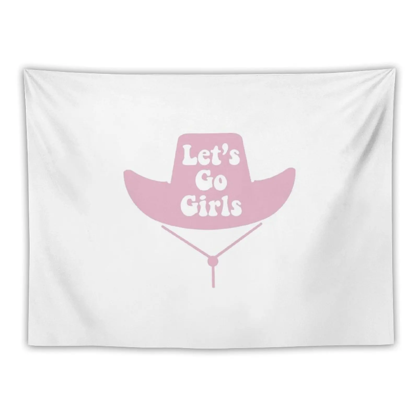 

Lets Go Girls - Cowboy Hat Tapestry Wall Hanging Wall Decoration For Home Art Mural Tapestry