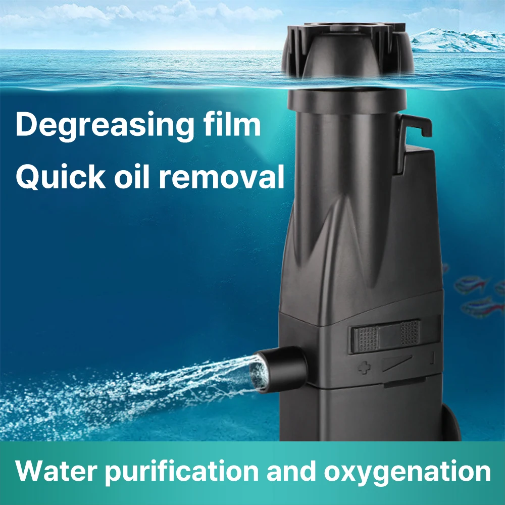 

3.5W Mini Silent Automatic Oil Film Processor, Aquarium Surface Oil Separation Filter, Aquarium Water Filtration and Oil Removal