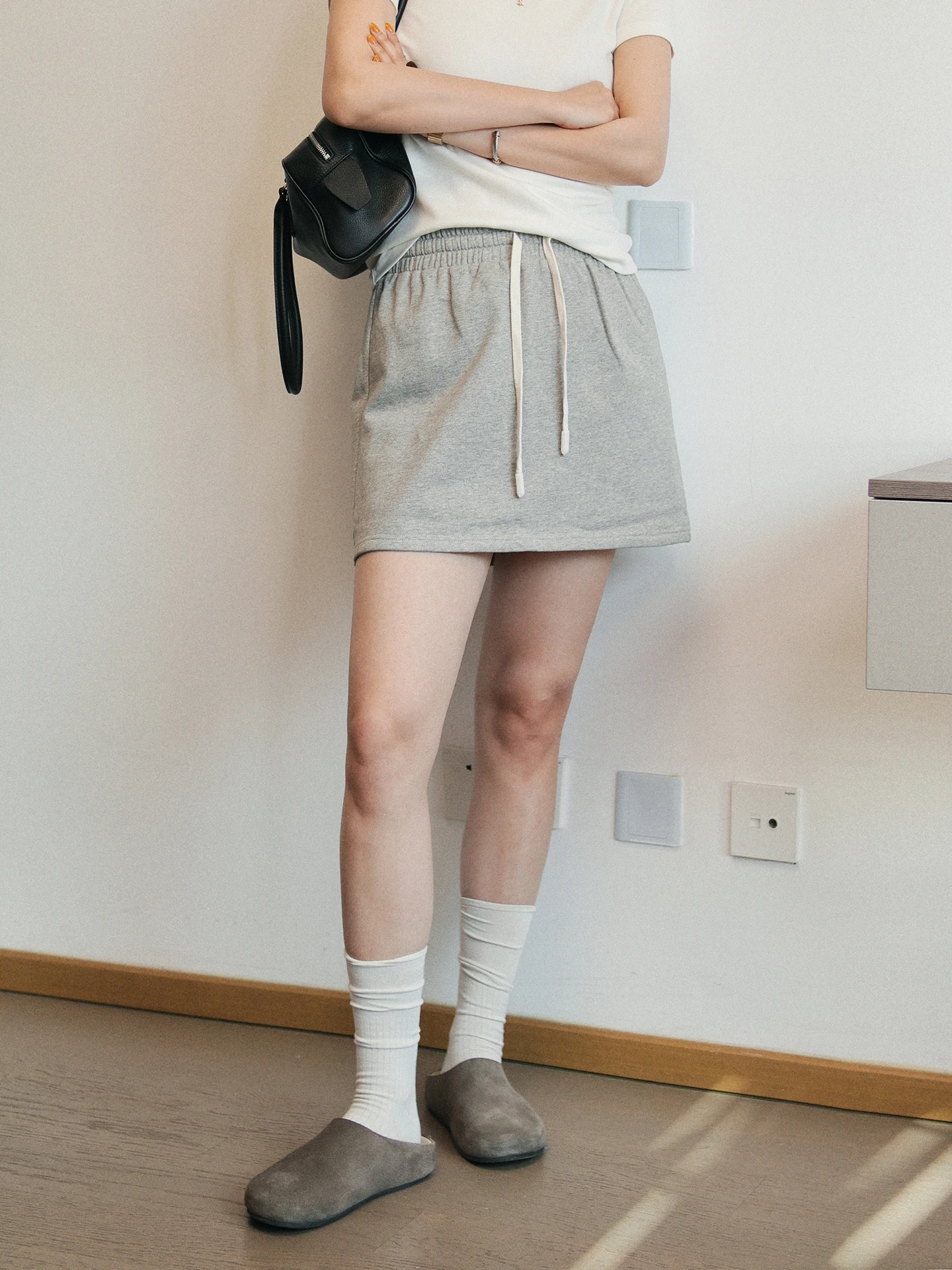 

Casual A-Line Skirt Women's Loose Fit Versatile Comfortable Breathable Cotton Urban Commute Friendly mid Waist Design