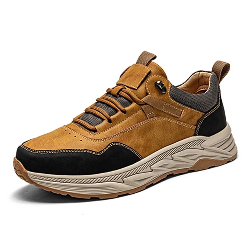 

Motorcycle Anti-Collision Ankle Protective Shoes with Retro Carving Design