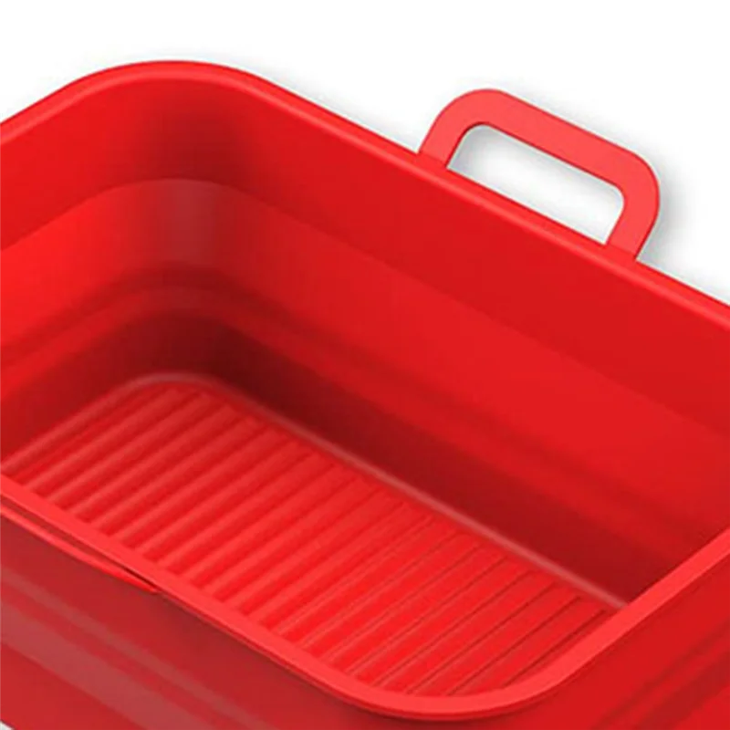 ABZA-بطانات مقلاة هوائية من السيليكون قابلة للطي، وعاء سيليكون للمقلاة الهوائية لملحقات مقلاة الهواء المزدوجة نينجا DZ201410 فودي