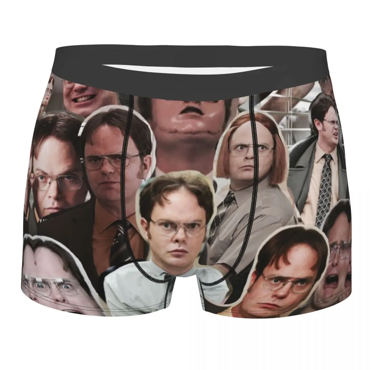 

Men Dwight Schrute The Office Underwear Horror Thriller Movie Humor Boxer Briefs Shorts Panties Male Soft Underpants S-XXL