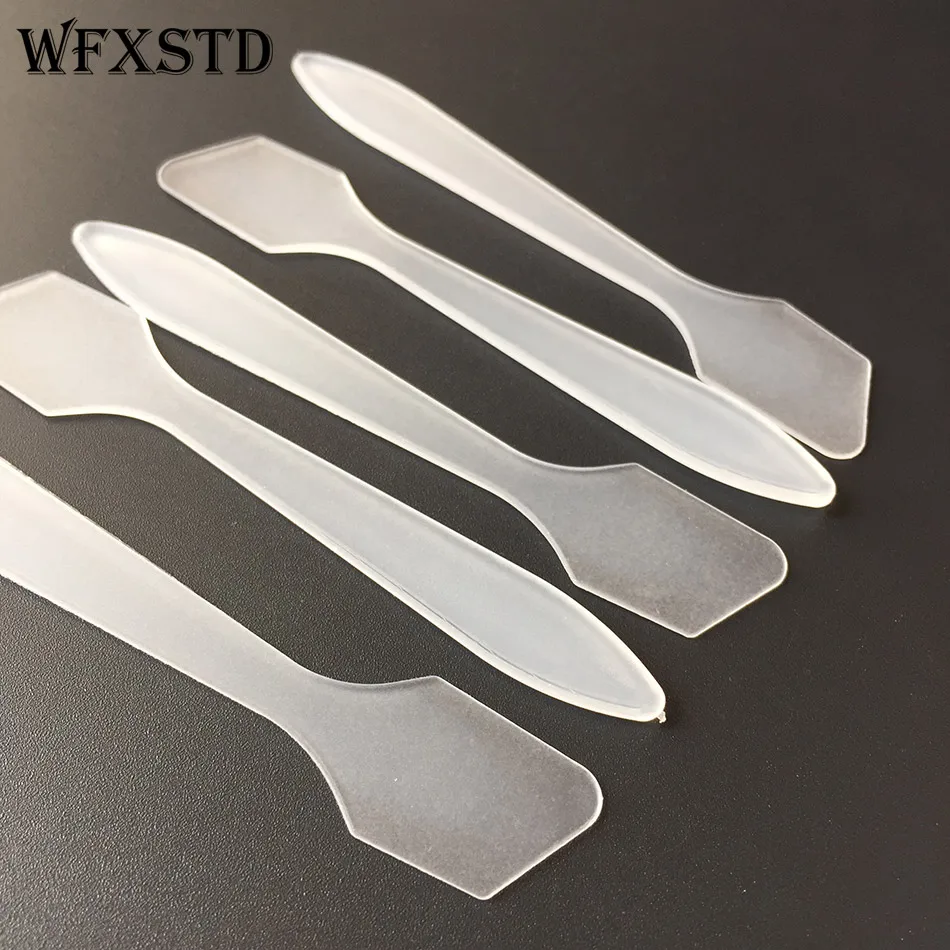 New 50Pcs Scraper spoon For Laptop Computer Thermal Grease Paste Compound Silicon Scraper CPU HeatSink GPU Cooling paste Scraper