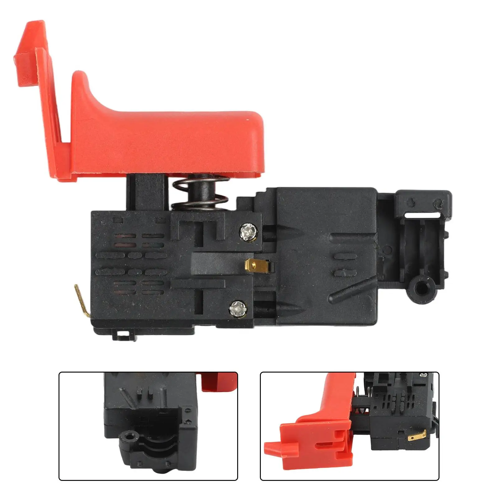 Red Hammer Drill Replacement Switch For Drill Power Tool Accessory Replacement Part Accurate Measurements High Stability
