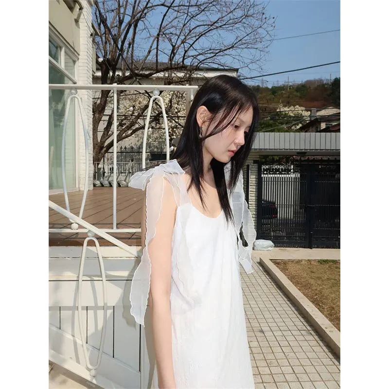 Słodkie świąteczne Sle Dongda Gate 25 letnie designerskie wyczucie siatek, węzeł Sa Dr, parasolowa spódnica Sle No Sve U Ne