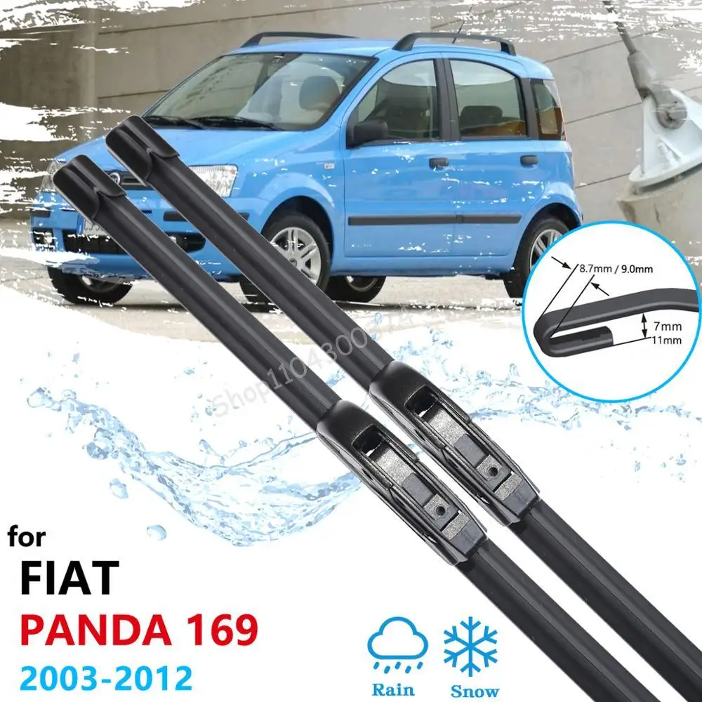 

Car Wiper Blade Washer Brushes for Fiat Panda 169 2003 2004 2005 2006 2007 2008 2009 2010 2011 2012 Front Windshield Accessories