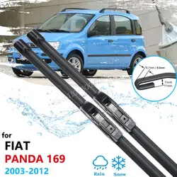 Fiat Panda 용 자동차 와이퍼 블레이드 와셔 브러시 169 2003 2004 2005 2006 2007 2008 2009 2010 2011 2012 앞 유리 액세서리