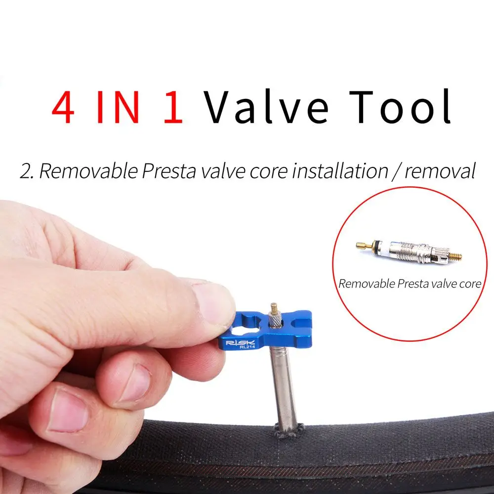 Bike Bicycle Tubeless American French Valve Aluminum alloy Removal Tool Gas Valves Tools Valve Core Remover Disassembly Tackle