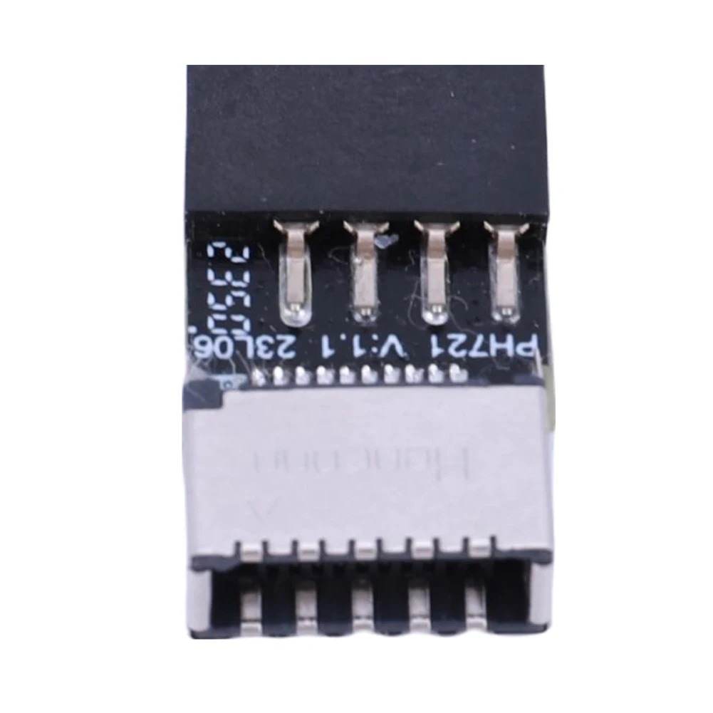 اللوحة الأم USB2.0 9Pin إلى TYPE-E شاحن أنثي التوصيل والتشغيل TYPE-C المقبس 9-Pin USB 2.0 بطاقة موسع لنظام التشغيل/ويندوز لينكس