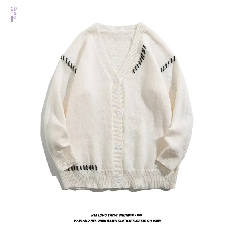 White lightweight topstitched