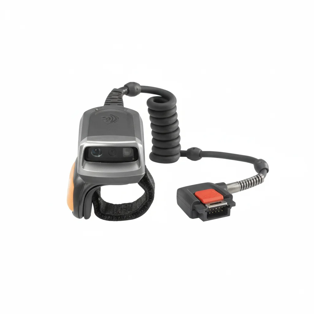 Zebra RS5000 RS5000-LCBSWR الماسح الضوئي الدائري السلكي - توصيل الكابل - 1D، 2D - تصوير