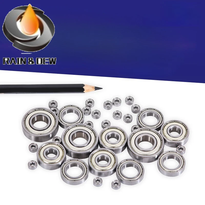 

10Pcs F689ZZ Flange Bearing ABEC-7 Deep Groove Ball Bearings F618/9ZZ 9x17x5 mm