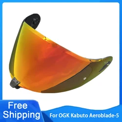 Aeroblade-5 Lente visiera per casco moto per OGK Kabuto Aeroblade-5 6 Sostituisci parabrezza antipolvere antigraffio anti-UV