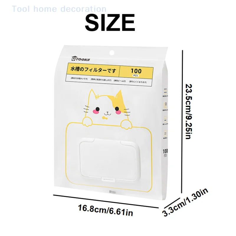 100 قطعة بالوعة المطبخ القابل للتصرف FilterMesh المجاري القمامة تصفية وجبة بقايا بركة شبكة حقيبة الصرف شاشة بالوعة شبكة نفايات