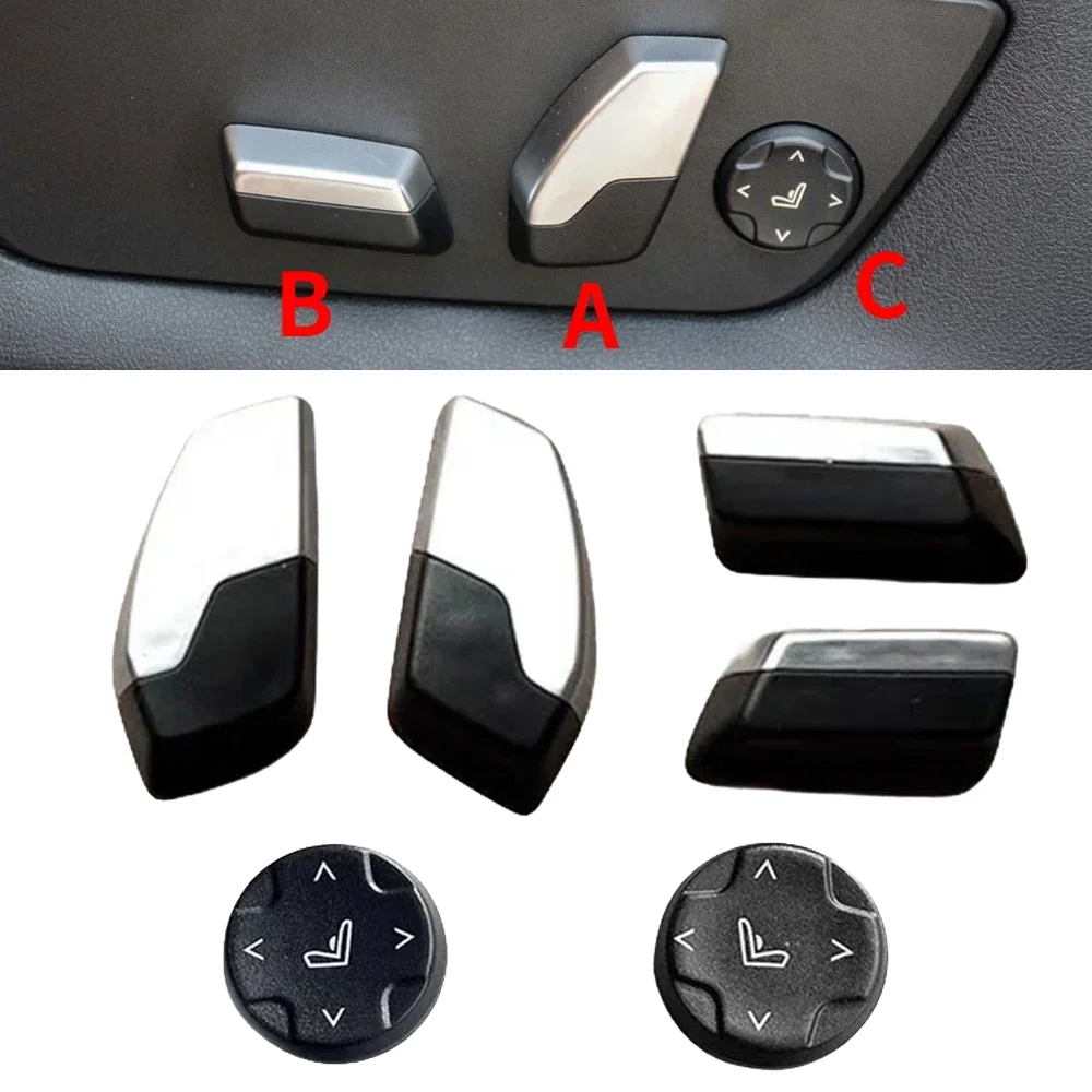 

Electric Power Seat Cushion Adjustment Control Button Switch Cover Trim For BMW 5 6 7 Series 530i 540i G12 G28 G38 2018-2023
