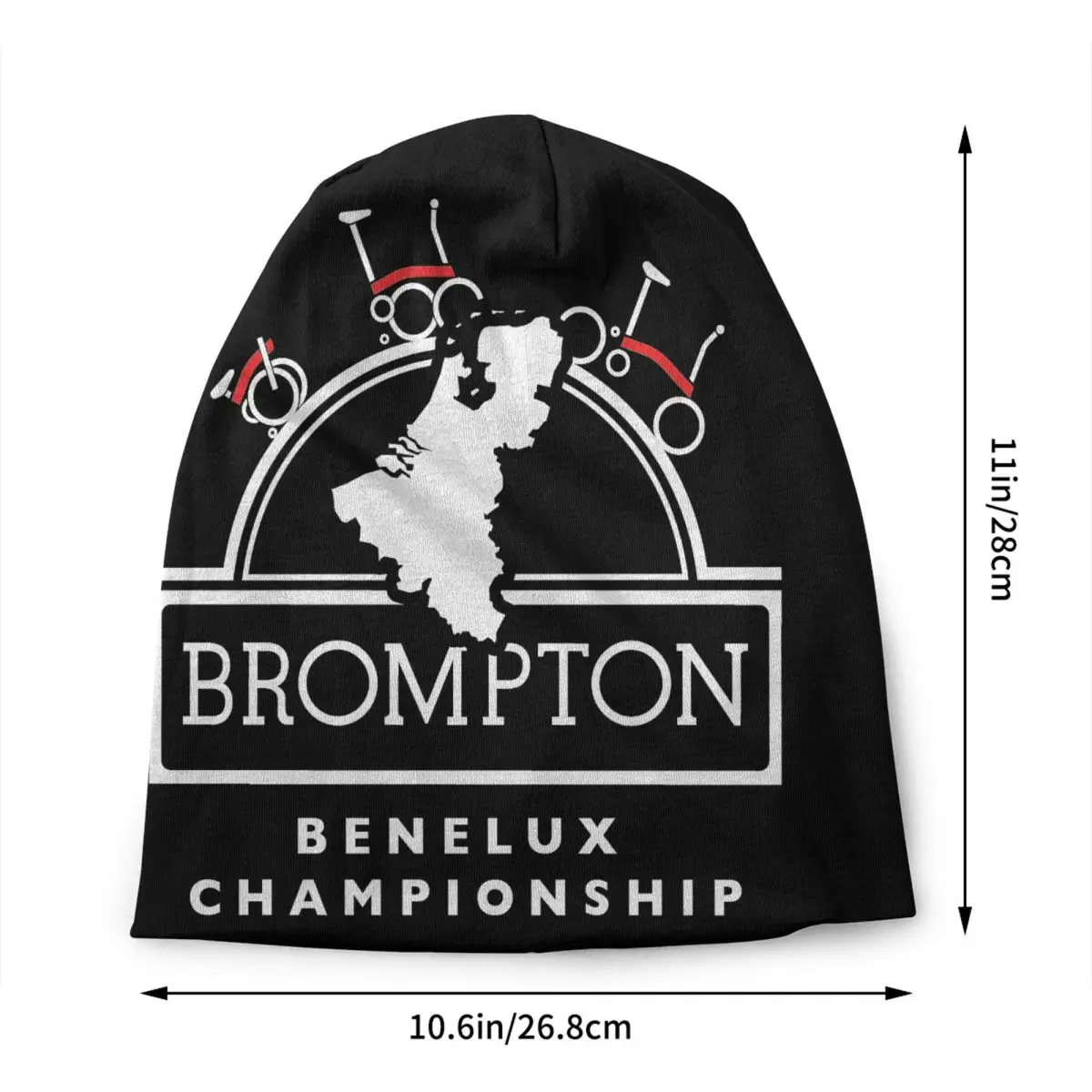 Custom Bromptons Folding Bike Logo Skullies Beanies Caps Men Women Unisex Outdoor Winter Warm Knit Hat Adult Bonnet Hats