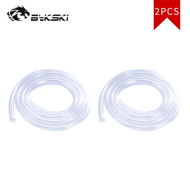 2pcs/lot Bykski B-WP PVC Soft Tube , 10x13 10x16 13x19 Soft Pipe For Water Cooling System Component Connection