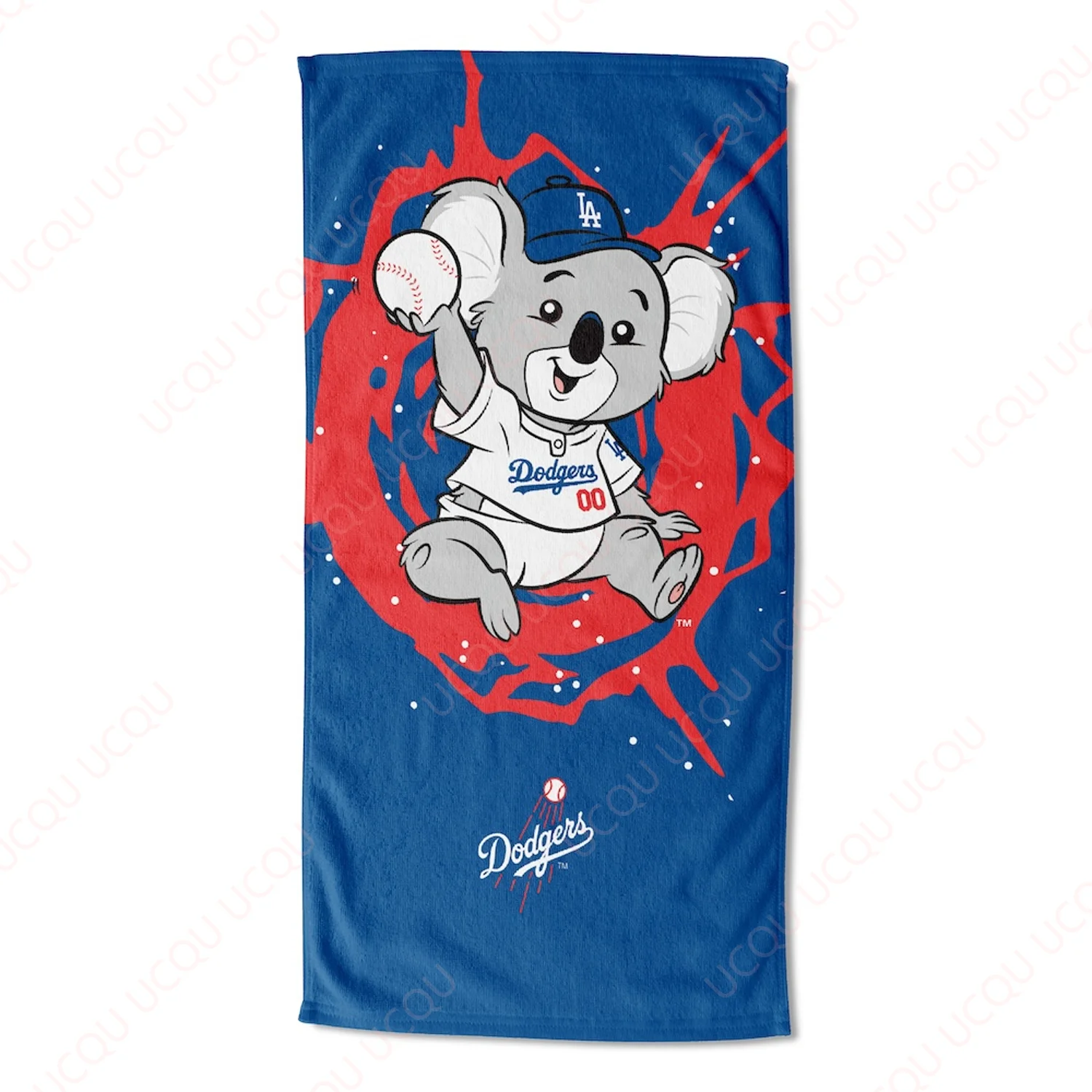 

Los Angeles Dodgers MASCOT Oversized bath Beach Towel Quick Dry Soft Sandproof Pool Towels Gift Travel Gym Shower Camping