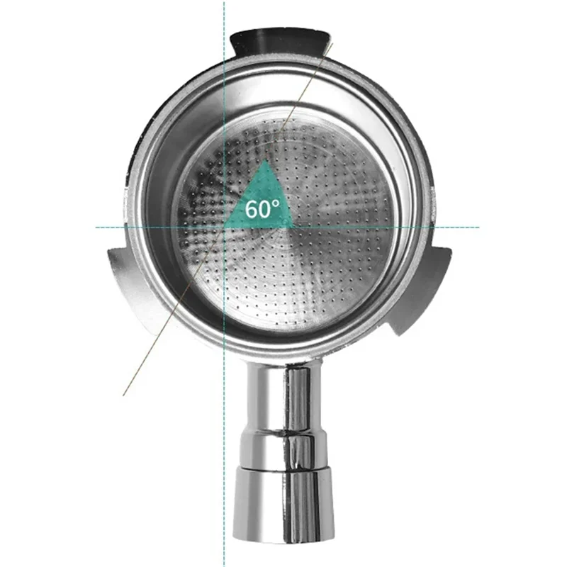 ABKO-Portafilter 51mm Podwójny Wylewak Z Koszykiem Dozującym na 1 lub 2 Filiżanki Do Ekspresów ECO680 i ECO685