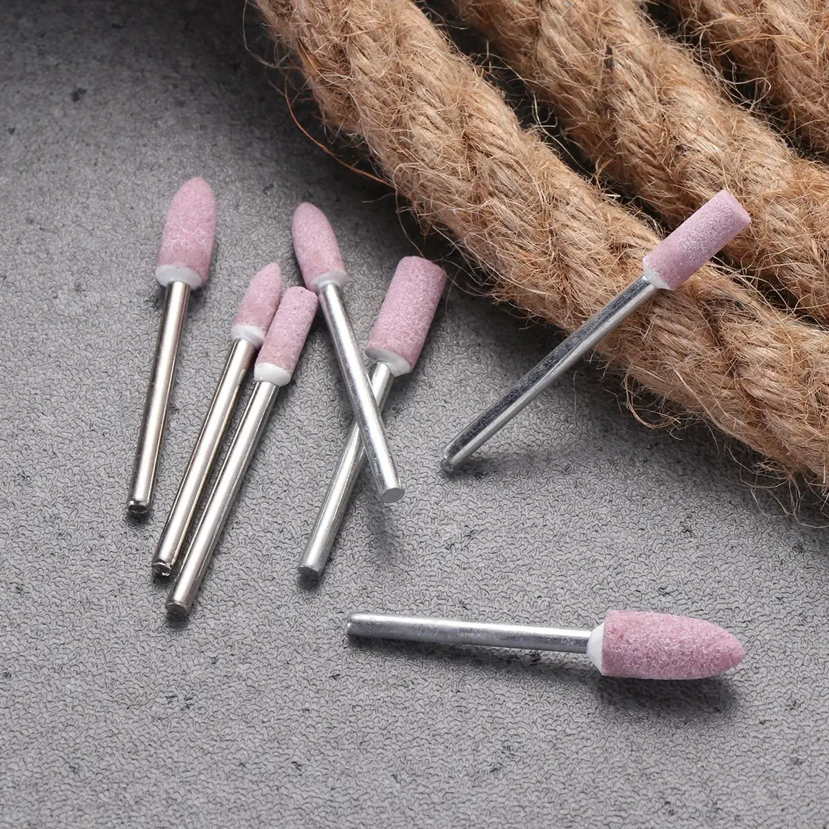 100pcs 3mm Grinding Mounted Points Abrasive Mounted Points Abrasive Mandrel Mounted Grinding Polishing Tool