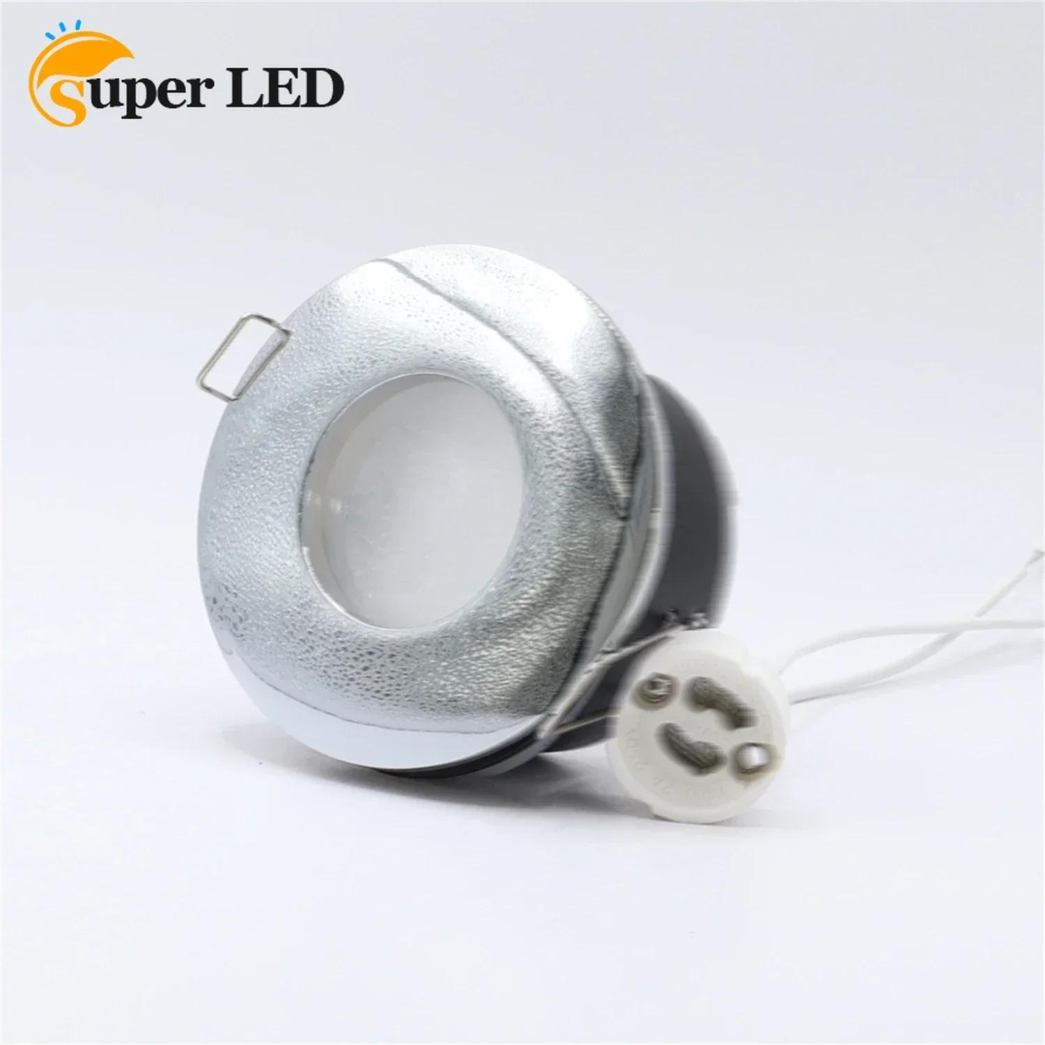 

JOYINLED Ceiling Recessed Luminaire GU10 MR16 GU5,3 Swivelling Chrome Zinc Alloy Frame