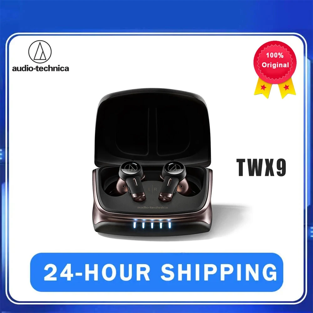 NEW Audio Technica ATH-TWX9 Earphones True Wireless Active Noise Reduction Bluetooth 360 degree Audio 100% original