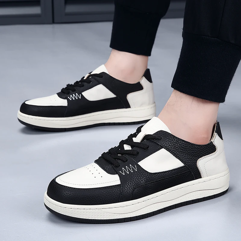DIMANYU Men's Casual Shoes 2026 New Autumn Genuine Leather Men Sneakers BreathableDaily Walking Driving Footwear For MaleANYU