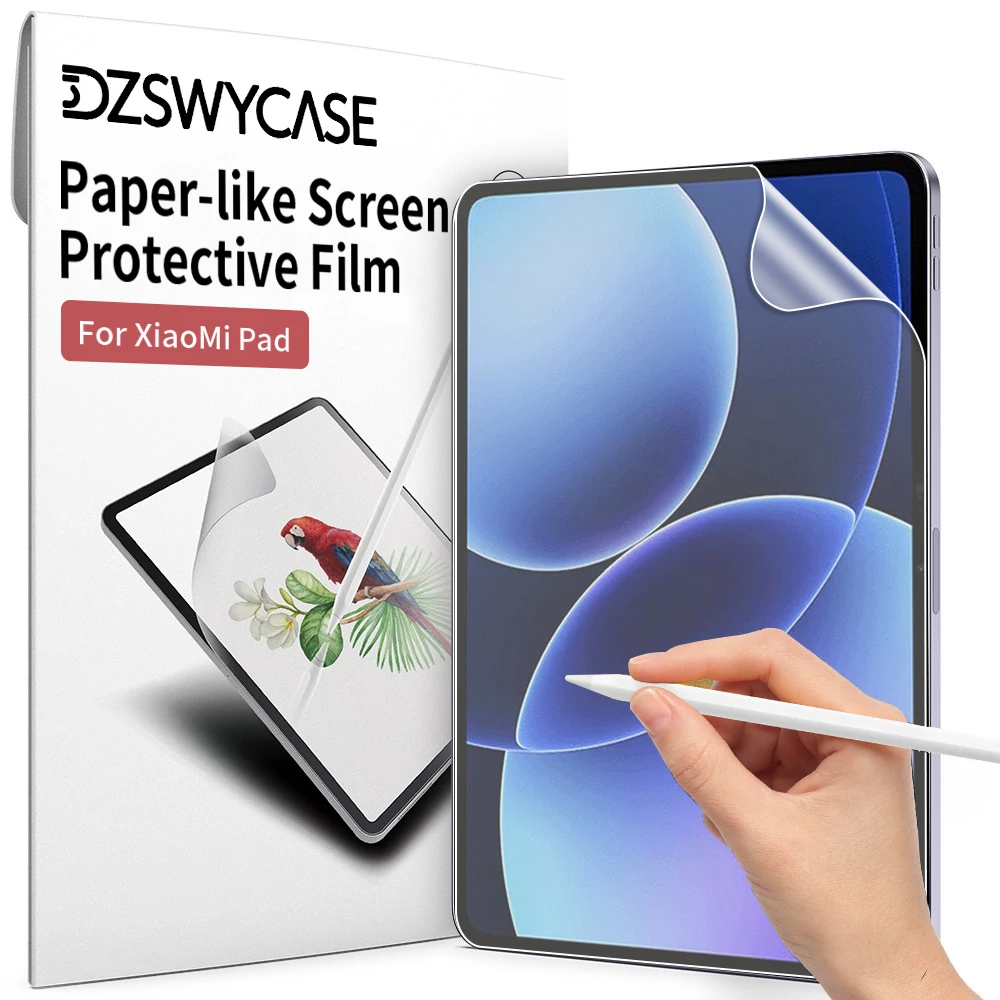 3 Pcs Xiaomi Pad 8/8 Pro Screen Protectors Paper Feel Film For Mi Pad 7s/6/5 11inch 11.2 Redmi Pad 2 SE 9.7 11 8.7 Matte PET