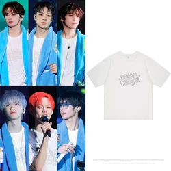 Women's Tops NCT DREAM 2024 Song DREAM SCAPE Pattern T-Shirt Men Women's Fashion Harajuku O-neck Cotton Short Sleeve Clothing