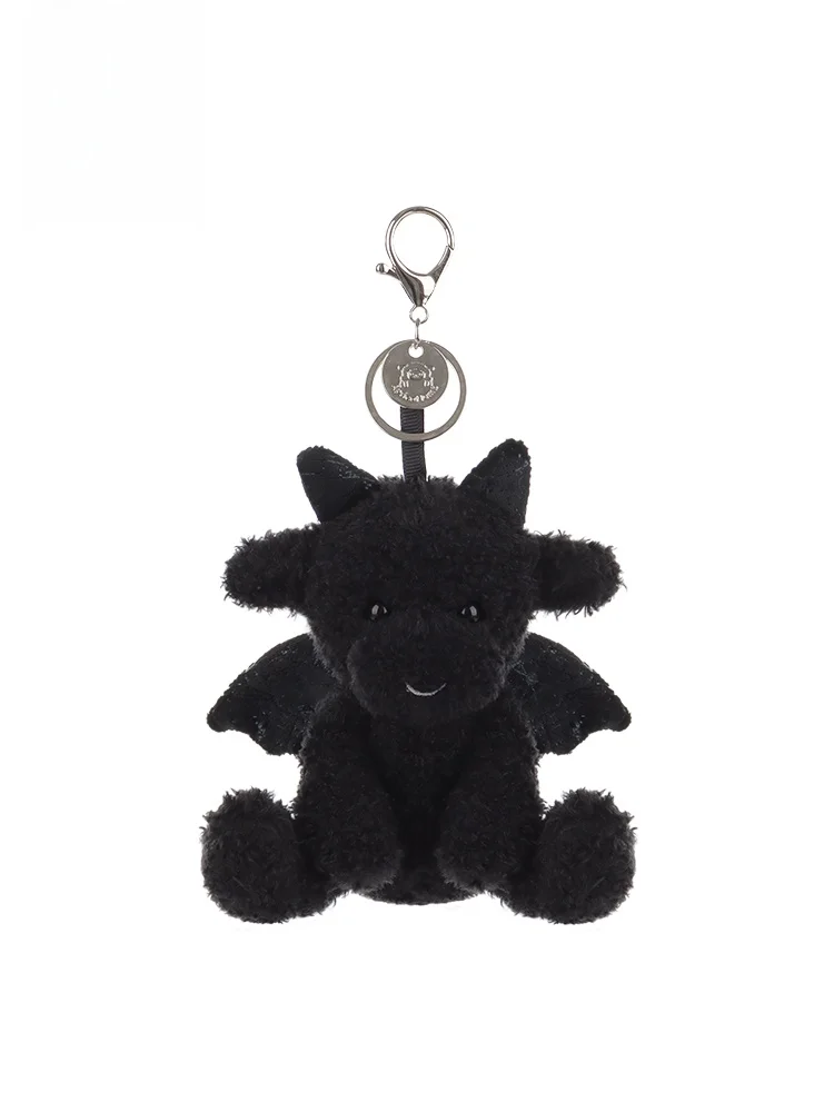 

Apricot Lamb Bla Dragon Keychain Plu Toy School Bag Pendant Doll Girls Keychain Cute Pluie Bag Decorations