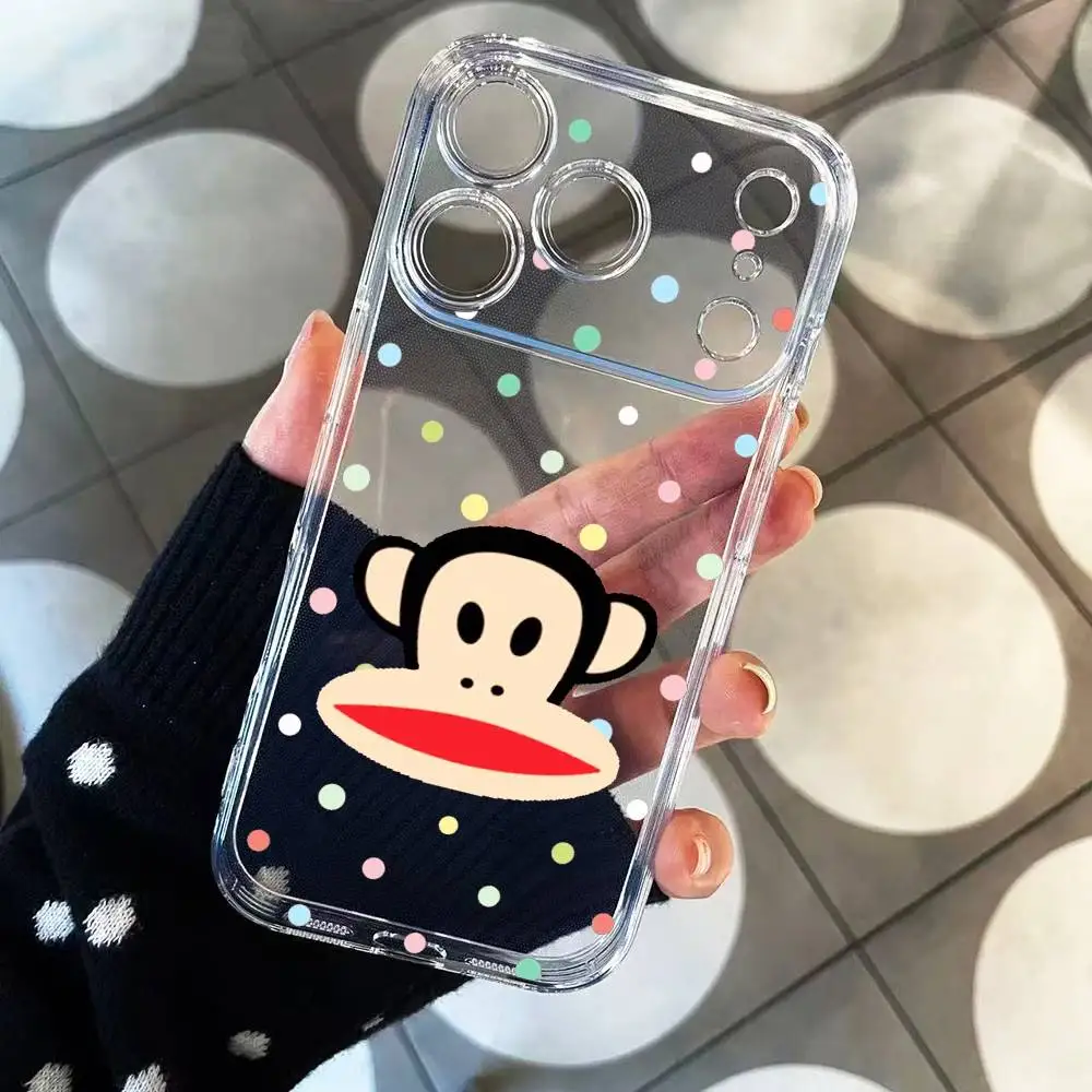 CUTE R-pauls-frank-s Modische Transparente Stoßfeste Handyhülle für iPhone 17,16,15,14,13,12,11 Plus,Pro Max AS – Detail 5