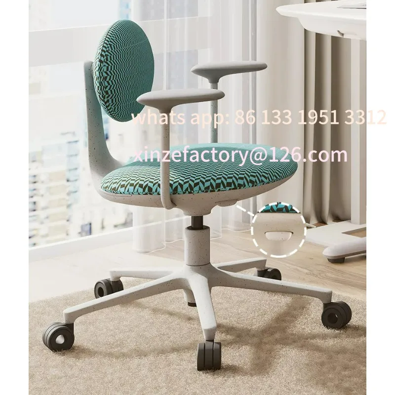 

Learn to rotate back of chair to care for spine, sit up and grow, and write the seat