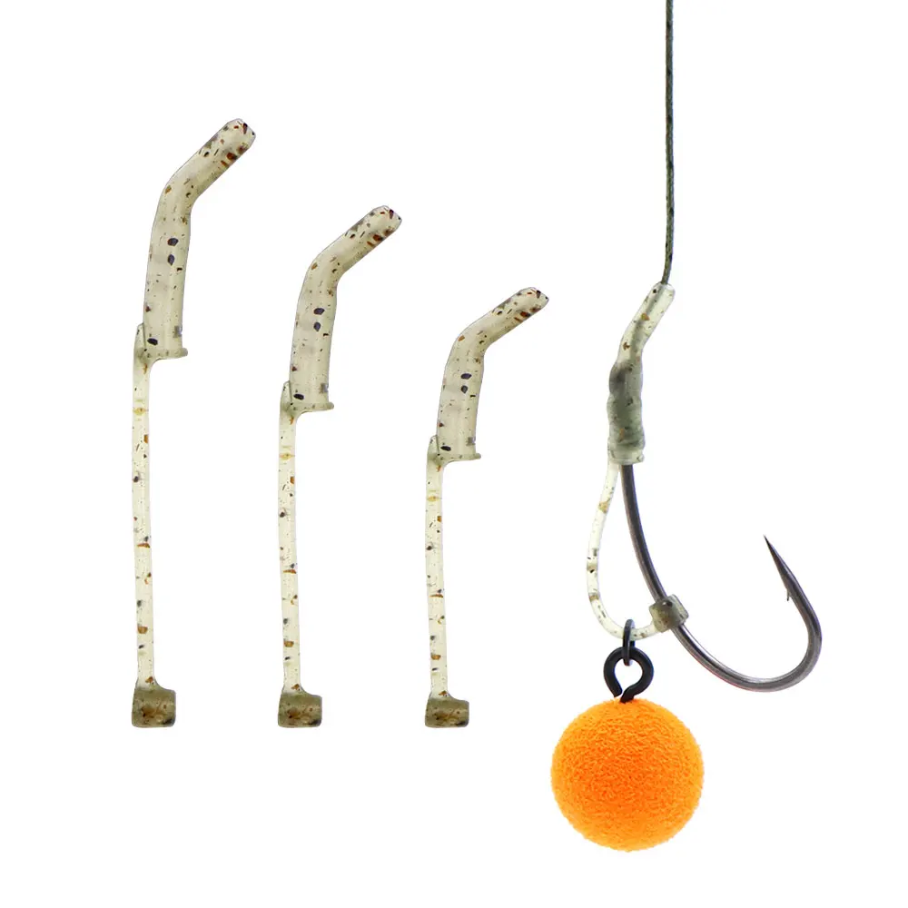 15 Stück Karpfenangelhaken-Linienausrichter D-Rig-Kickers für Method Feeder Fishing Hair Rig Zubehör Terminal Tackle – Detail 4