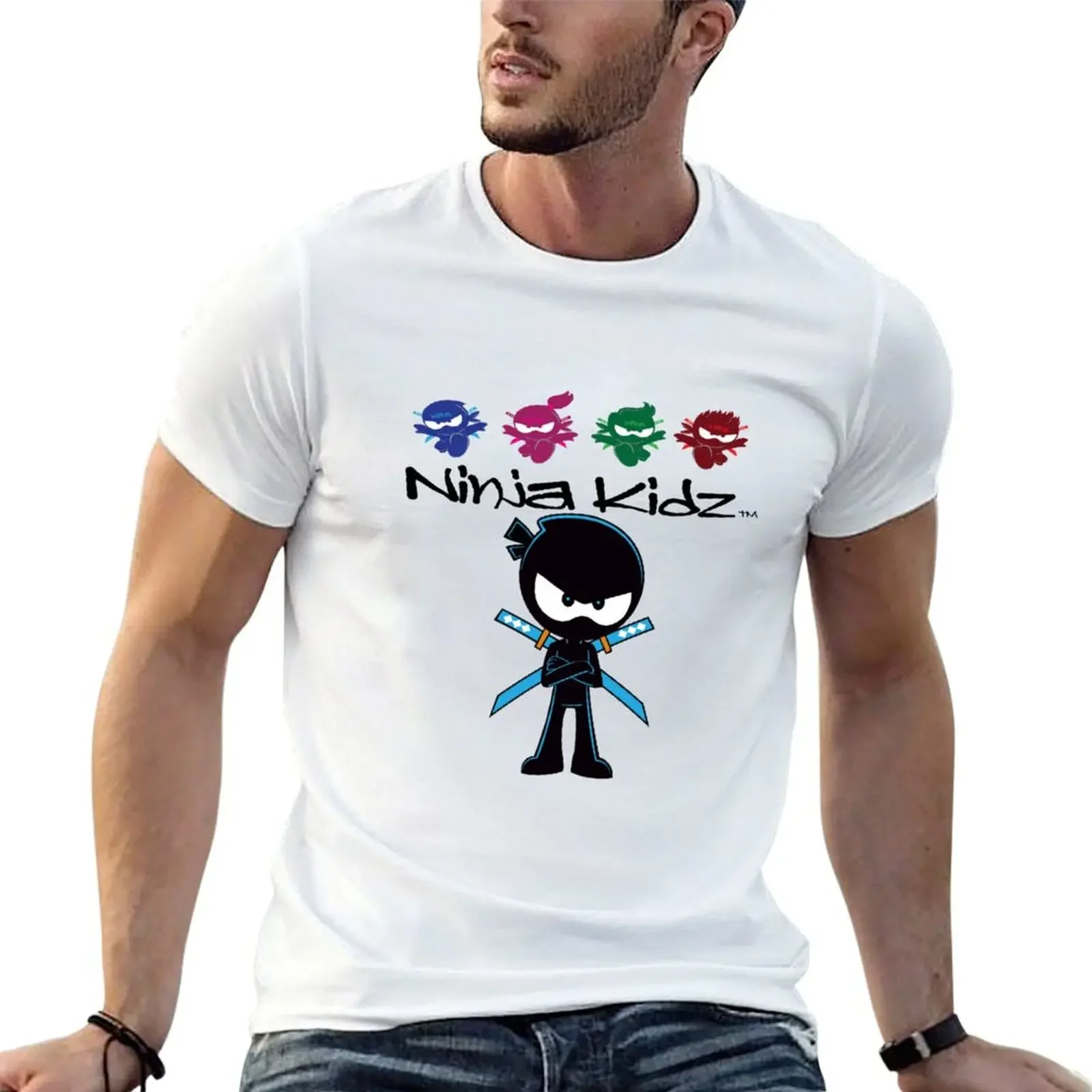 

Ninja kidz T-Shirt anime clothes summer tops shirts graphic vintage mens t shirts casual stylish