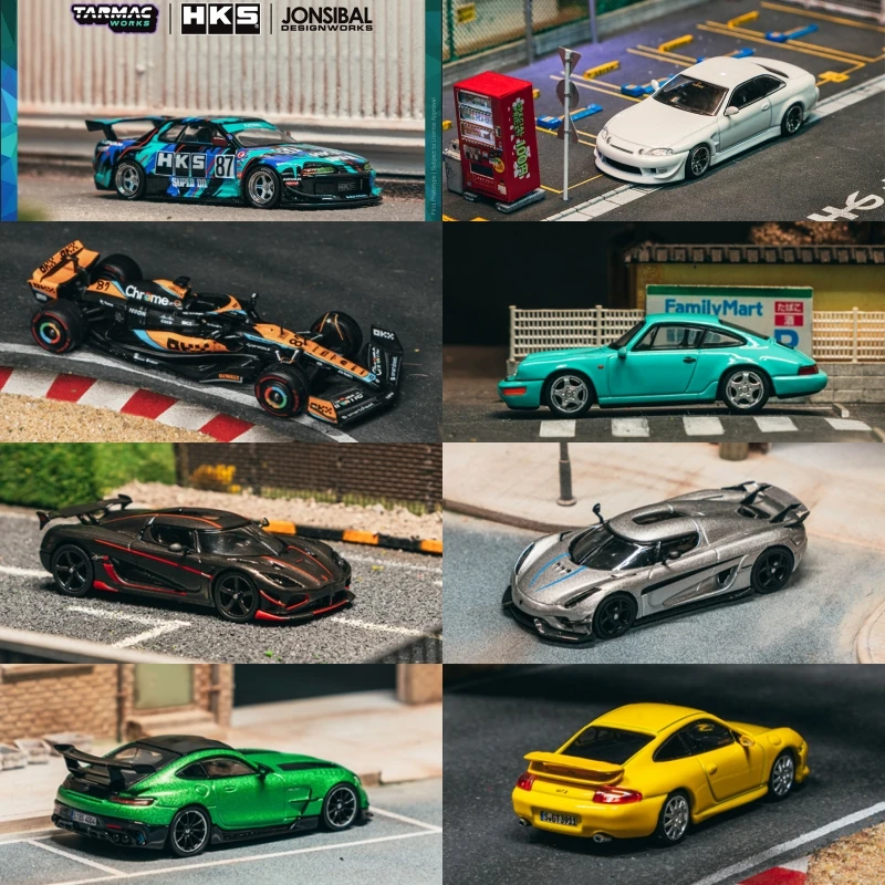 [PreSale] Tarmac Works 1:64 VERTEX Soarer JZZ30 Skyline R32 Regera MCL60 Australian GP Agera RS Carrera RS Diecast Model Car
