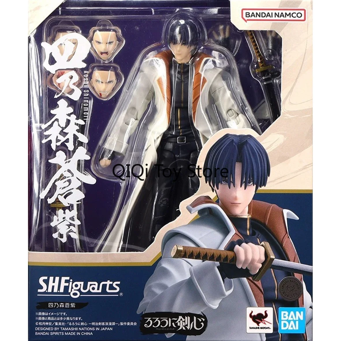 

Spot Bandai SHF Wanderer Swordsman Shinaimori Cangzi Meiji Swordsman Romantic Tan Can Do it