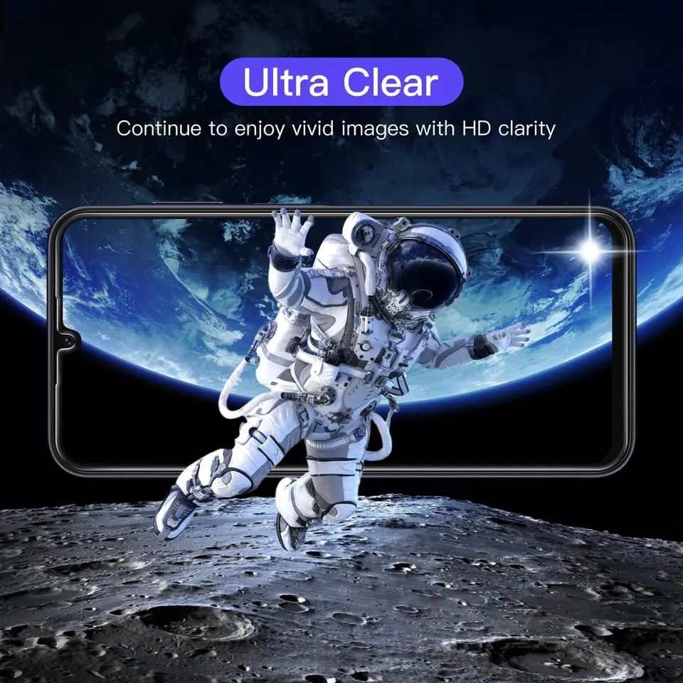 Para Samsung Galaxy A15 A16 A14 A13 A12 A11 4G 5G Protector de pantalla de vidrio templado 1-4 pcs Mica protectora transparente 3