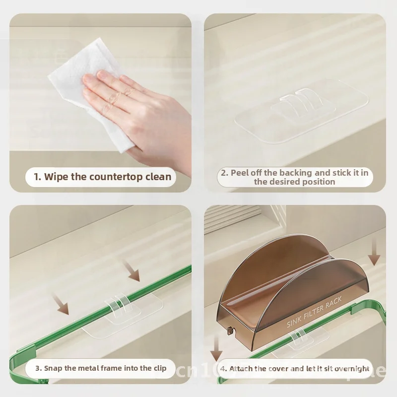 

Large Mouth Christmas Tree Sink Filter Net Rack Kitchen Vegetable Washing Residue Anti-Blocking Pool Filter Net Premium Quality