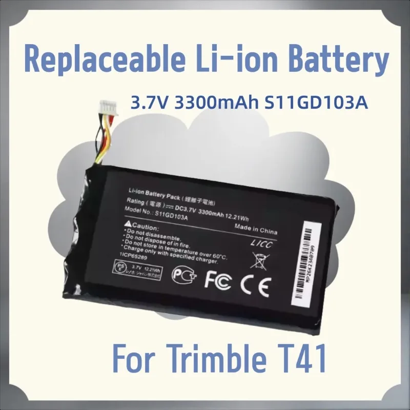 

3.7V 3300mAh S11GD103A Replaceable Li-ion Battery for Trimble T41