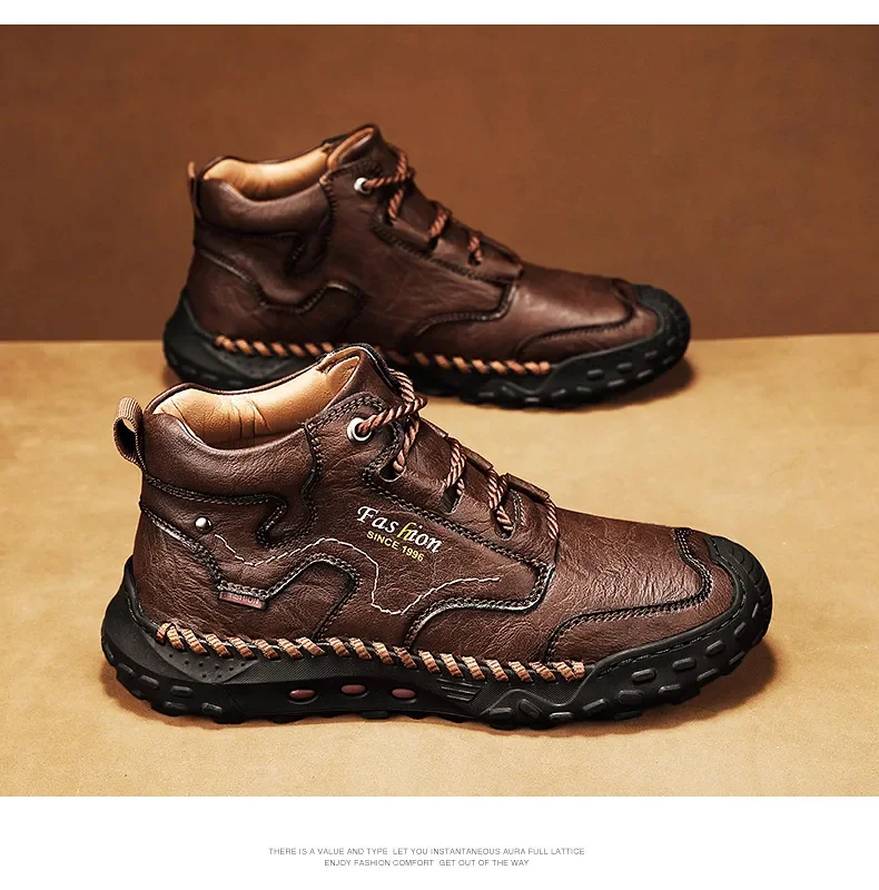 2026 New Genuine Leather Shoes Men Plus Size Luxury Brand Mens Loafers Moccasins Breathable Slip Driving Shoes Schoenen Mannen