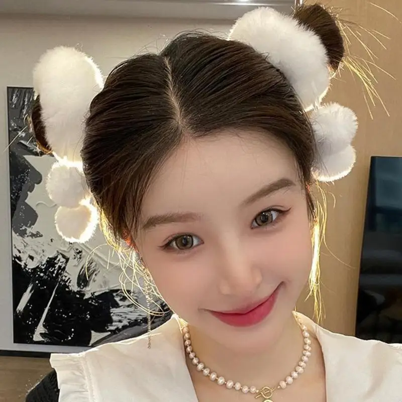 

652F PlushScrunchies Hair Tie PlushHair Tie Scrunchies HairRing Bands