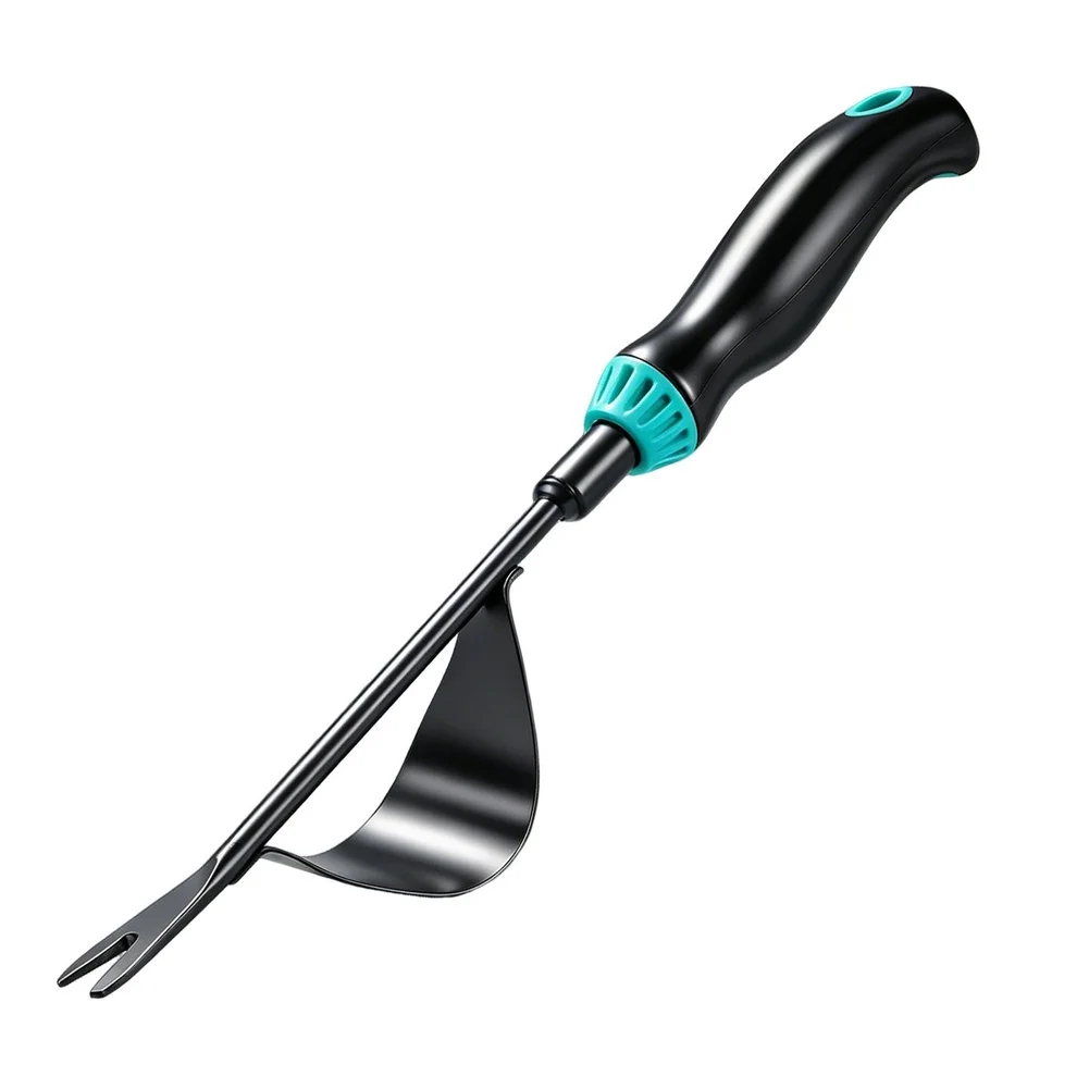 Y Form Soil Tool for Garlic Harvesting Prep and Vegetable Garden Care with Hardened Material and Functional Geometry