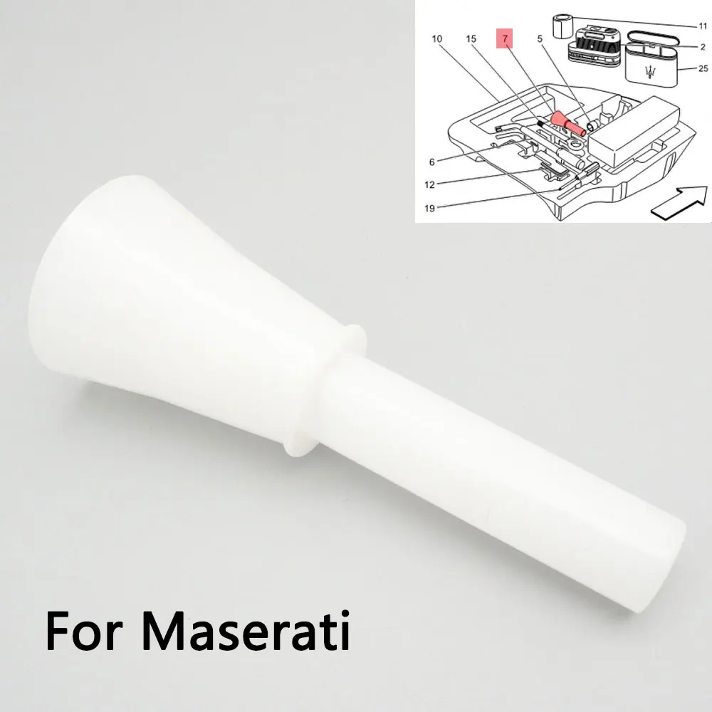 Fuel Fill Funnel Spout Adapter Filler Gas Tank Neck Sleeve Tool For Maserati Ghibli Levante Quattroporte GT