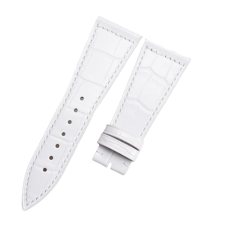 لساعة فرانك مولر الكلاسيكية ذات الرأس المسطح من الجلد الطبيعي