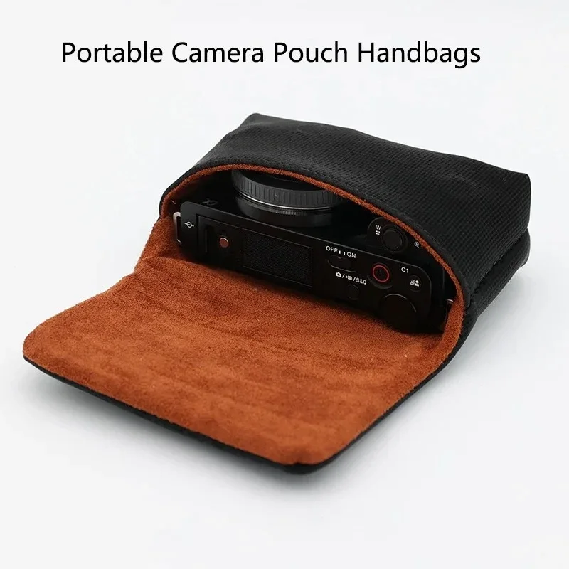 For Sony ZV1 ZVE10 LX10 RX100 Canon G7X III Olympus TG4 TG5 Portable Camera Storage Bag Shockproof Protective Pouch