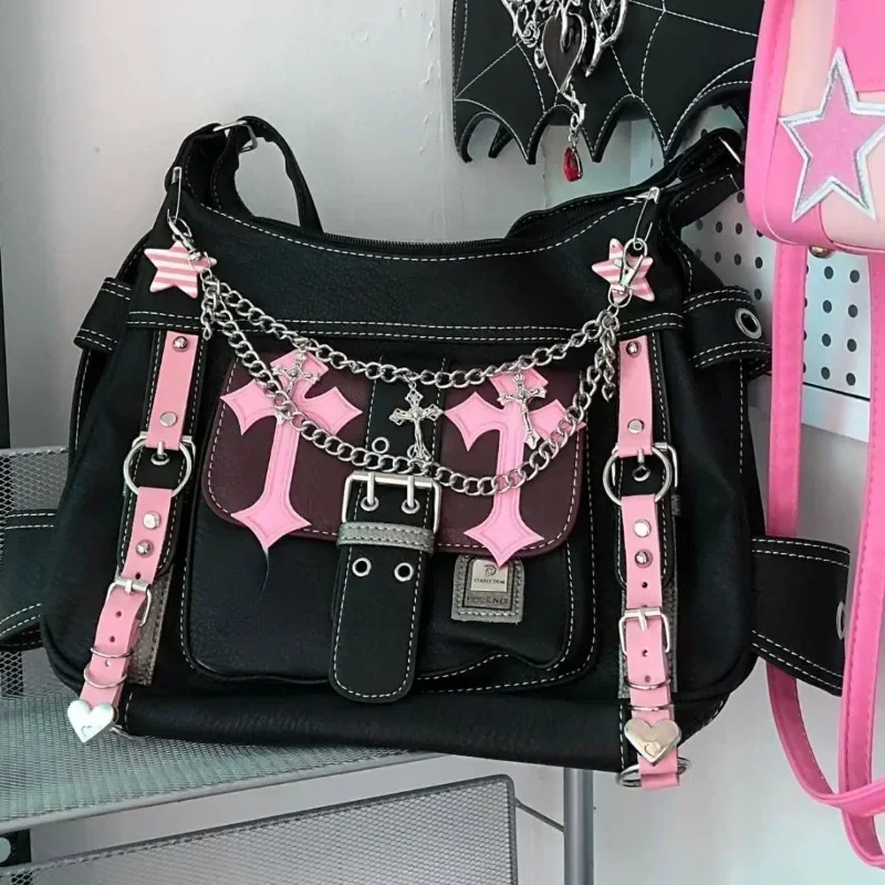 

New Y2K Shoulder Bags for Women 2025 Winter Autumn Popular Crossbody Bag Fashion High-capacity PU Bag Sbuculture Bolsas Сумка
