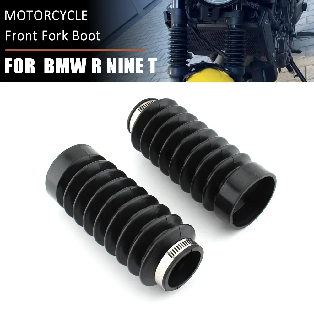 2szt Przedni widelec motocykla Osłona getry Gators Buty Ochraniacz przed wstrząsami Gumowa osłona przeciwpyłowa Do BMW R Nine T NineT 2017-2025