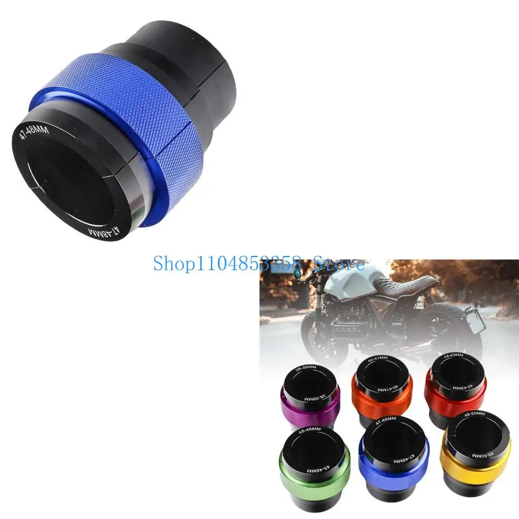 

652F Motorcycle Front Fork Oil Seal Driver Tool 38-50mm Universal Aluminum Fork Seal Installation Tool Installer Driver Tool