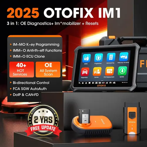 Imagen 2 del producto OTOFIX IM1 XP1 Por llave automotriz FOB herramienta de programación inmovilizador programador herramienta de diagnóstico escáner de sistema completo actualización de 2 años